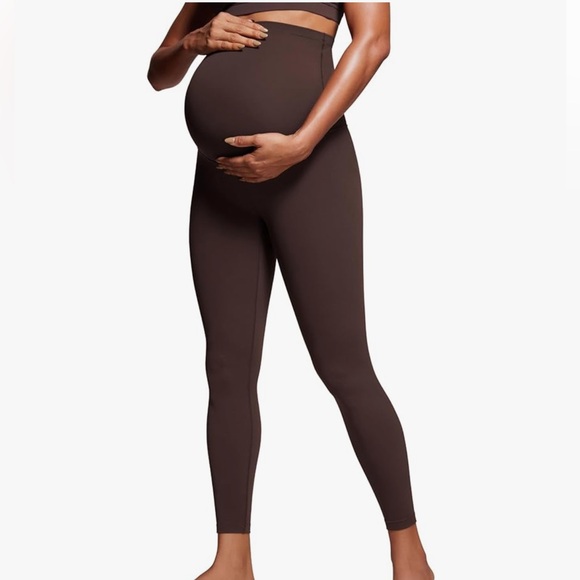 Brown Maternity Leggings | CRZ YOGA - Picture 1 of 3